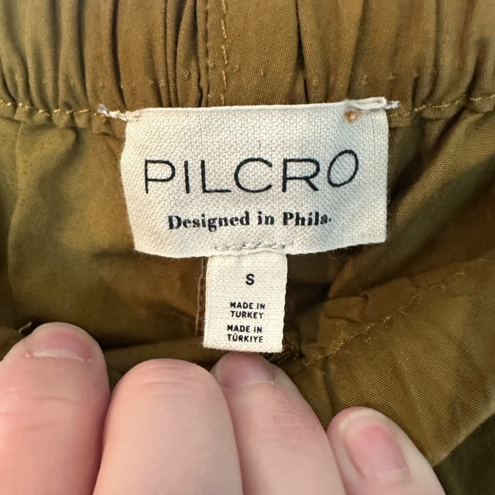 NWT Anthropologie Pilcro Pull-On Parachute Pants Bronze S - Picture 4 of 11